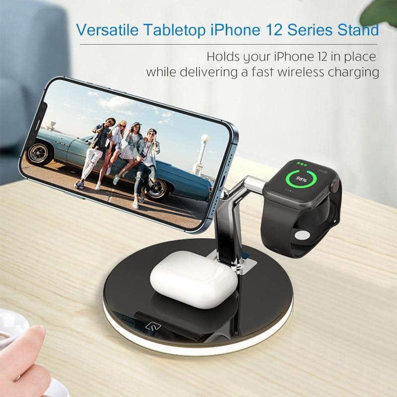 CaseBuddy Australia Casebuddy Qi Wireless Quick Charger Stand Magsafe 3 in 1