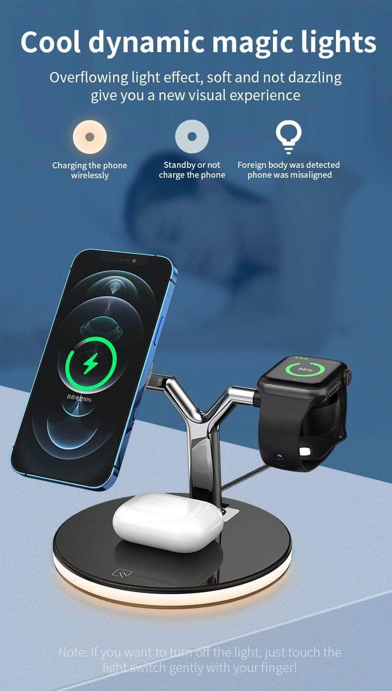 CaseBuddy Australia Casebuddy Qi Wireless Quick Charger Stand Magsafe 3 in 1