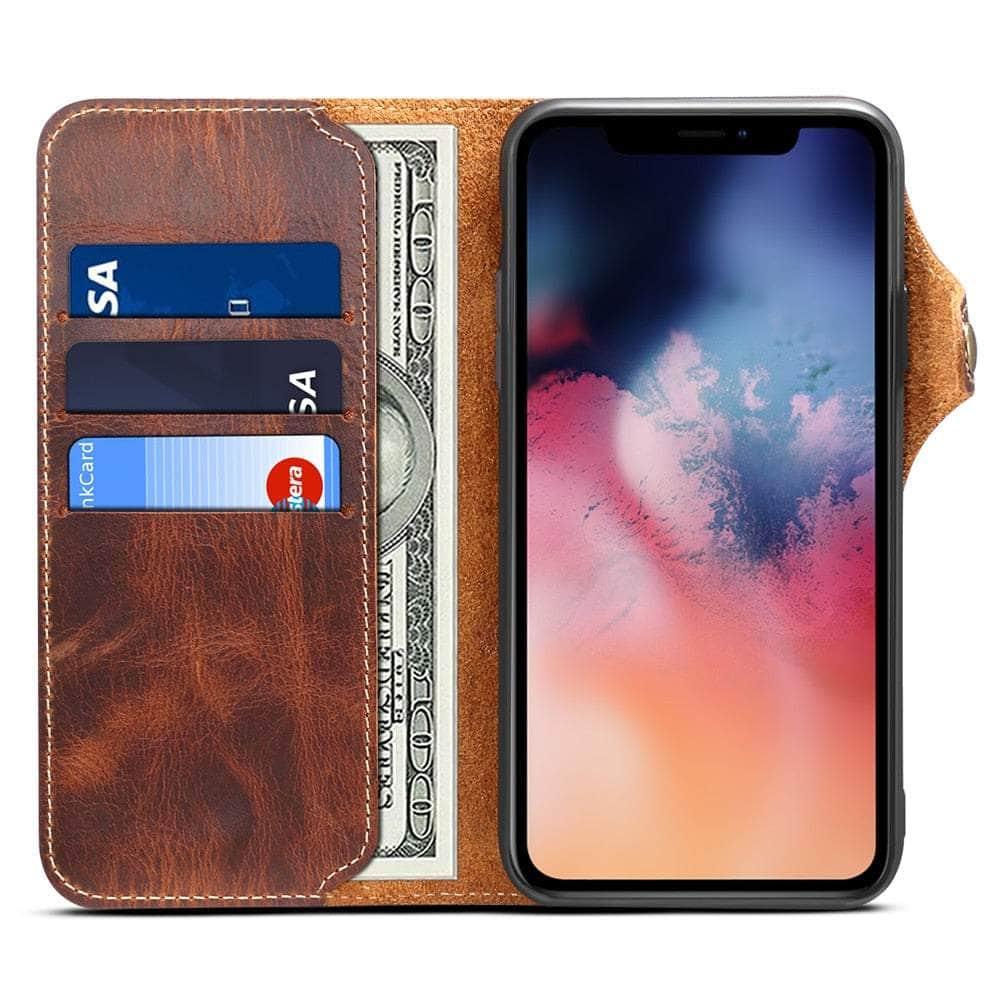 Casebuddy Real Cowhide iPhone 14 Leather Case