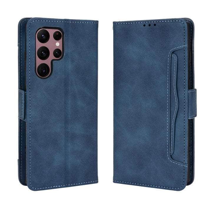 CaseBuddy Australia Casebuddy Removable Card Slot Galaxy S22 Leather Wallet