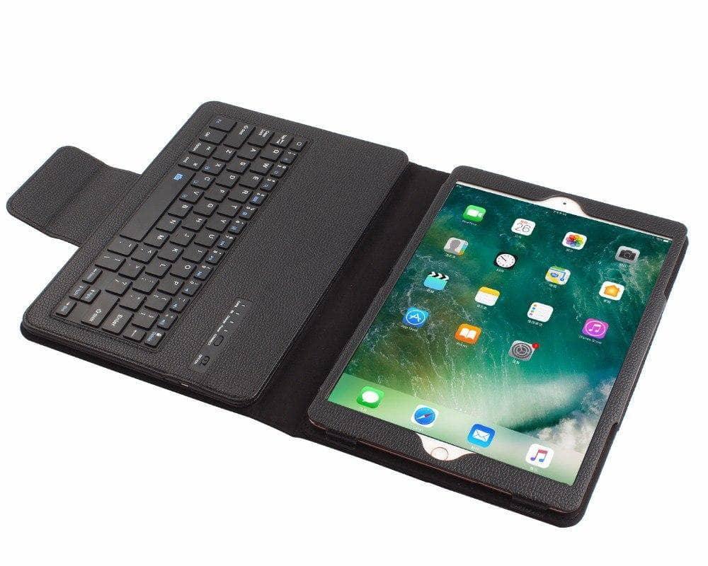 Removable Wireless Bluetooth Keyboard Leather Look Case iPad Air 3 2019 - CaseBuddy