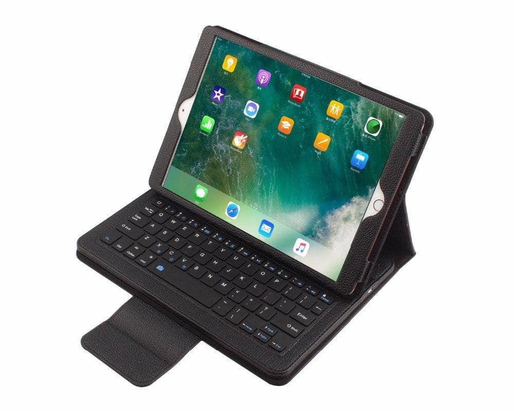 Removable Wireless Bluetooth Keyboard Leather Look Case iPad Air 3 2019 - CaseBuddy