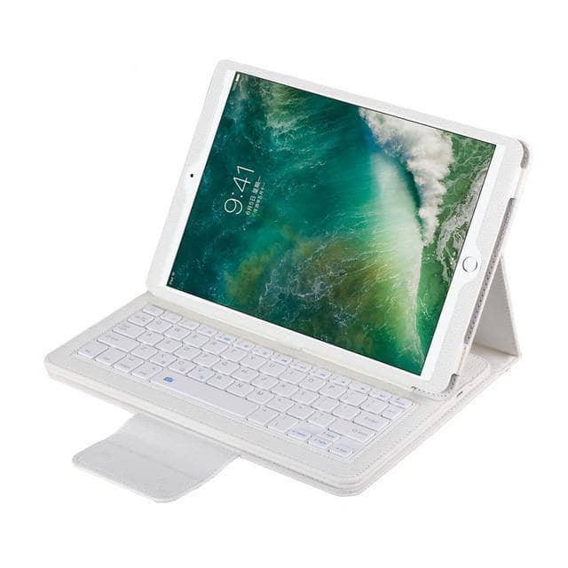 Removable Wireless Bluetooth Keyboard Leather Look Case iPad Air 3 2019 - CaseBuddy