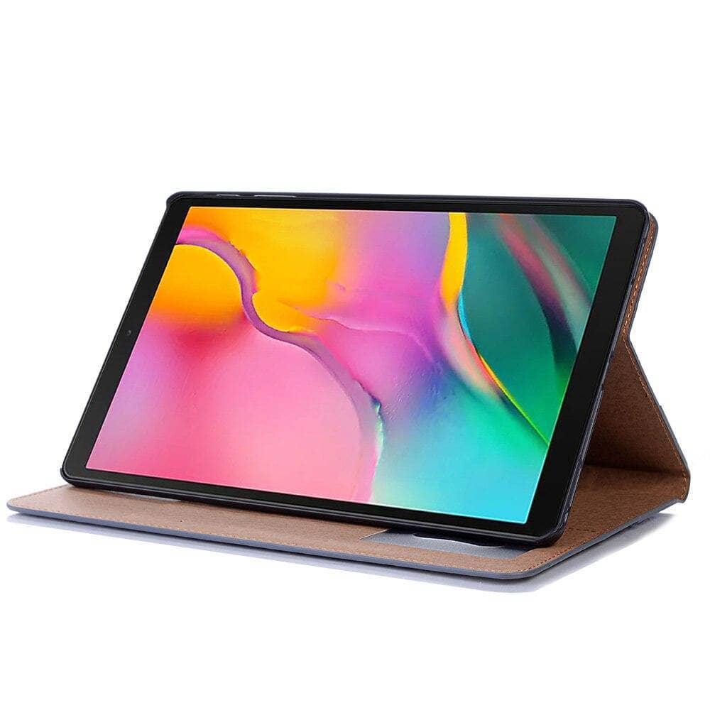 Retro Leather Flip Book Case Galaxy Tab A 10.1 2019 T510 T515 Stand Card Slot - CaseBuddy