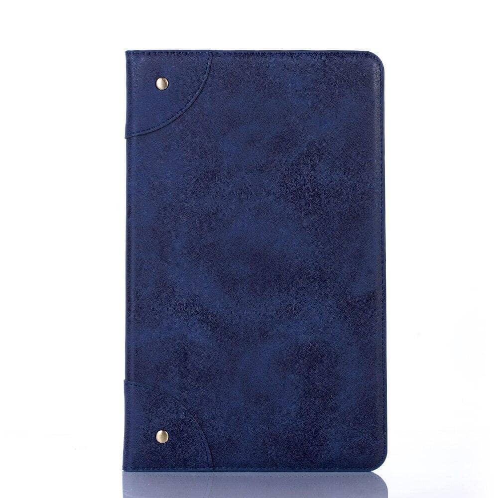 Retro Leather Flip Book Case Galaxy Tab A 10.1 2019 T510 T515 Stand Card Slot - CaseBuddy