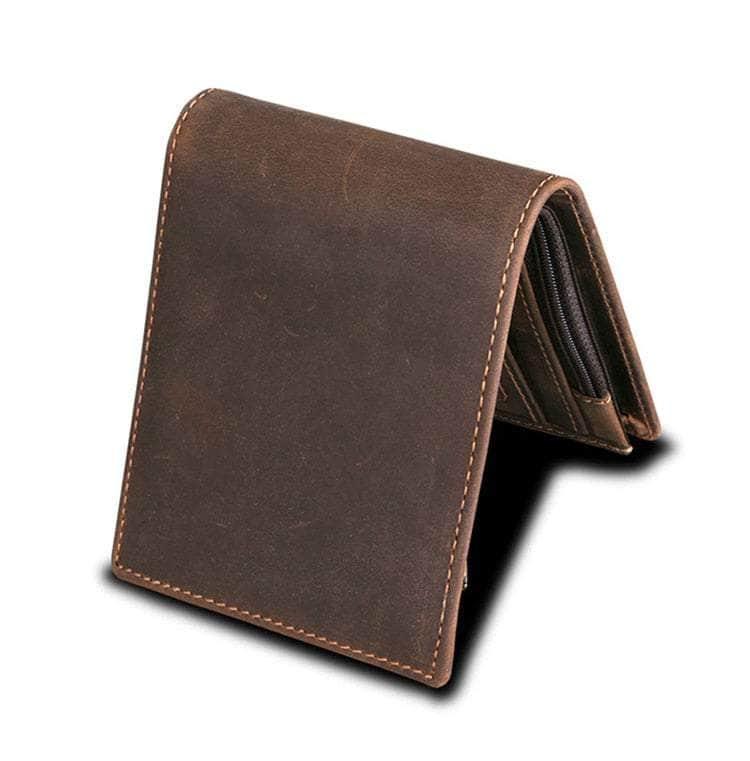 CaseBuddy Casebuddy RFID Wallet Anti Theft Scanning Leather Wallet Trifold Purse