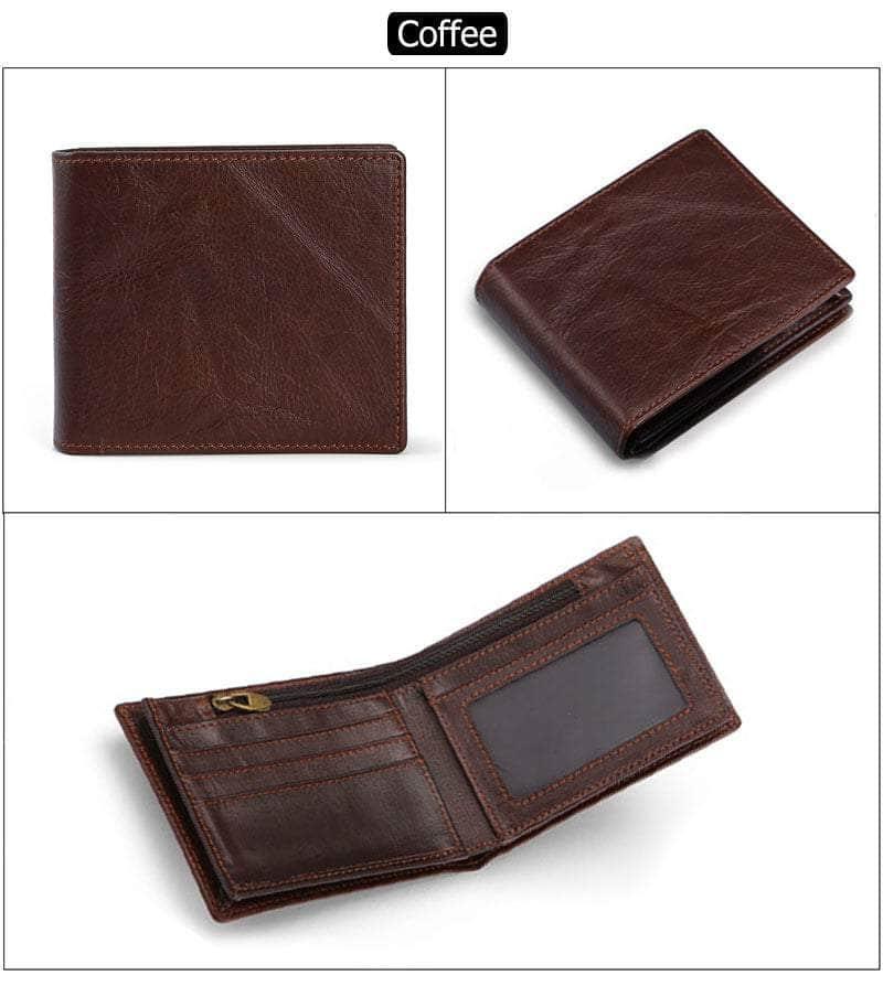 CaseBuddy Casebuddy RFID Wallet Anti Theft Scanning Leather Wallet Trifold Purse