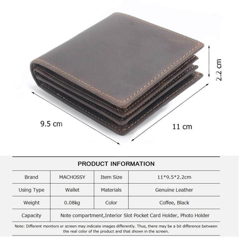 CaseBuddy Casebuddy RFID Wallet Anti Theft Scanning Leather Wallet Trifold Purse