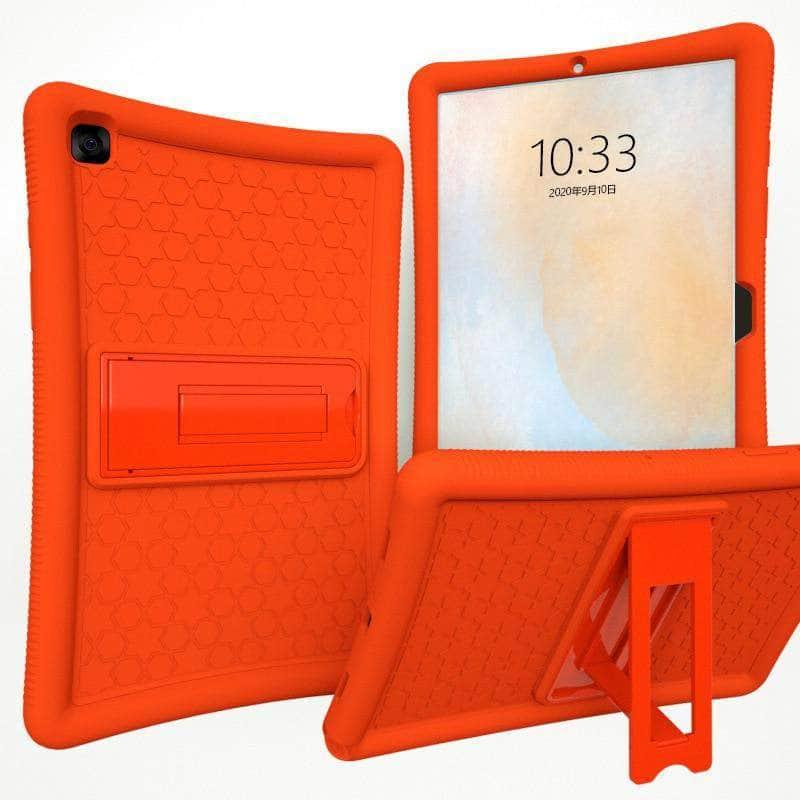 Rugged Silicone Stand Galaxy Tab A7 Case 10.5 T500 T505 Case - CaseBuddy