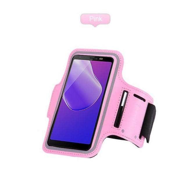 CaseBuddy Australia Casebuddy iPhone 13 Pro / Baby Pink Running Sport Phone Armband iPhone 13 Pro