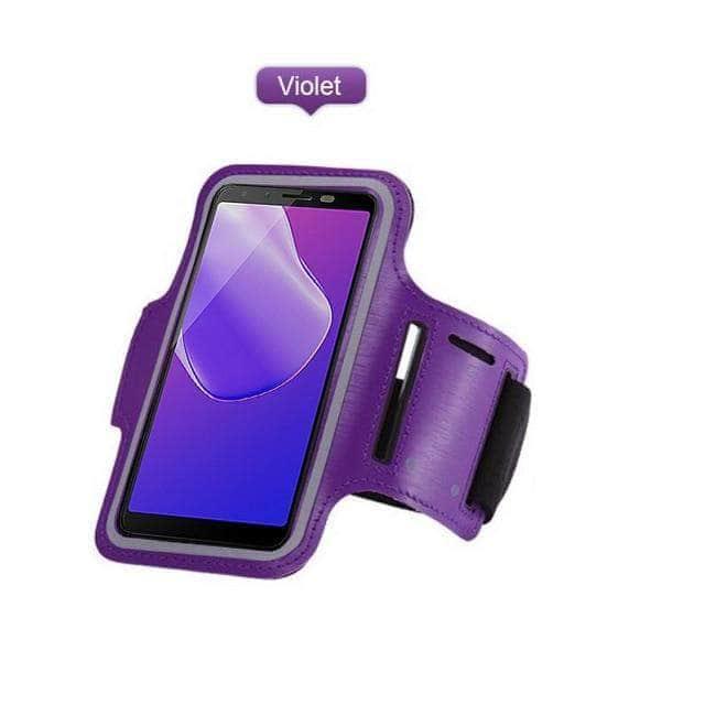 CaseBuddy Australia Casebuddy iPhone 13 Pro / Purple Running Sport Phone Armband iPhone 13 Pro