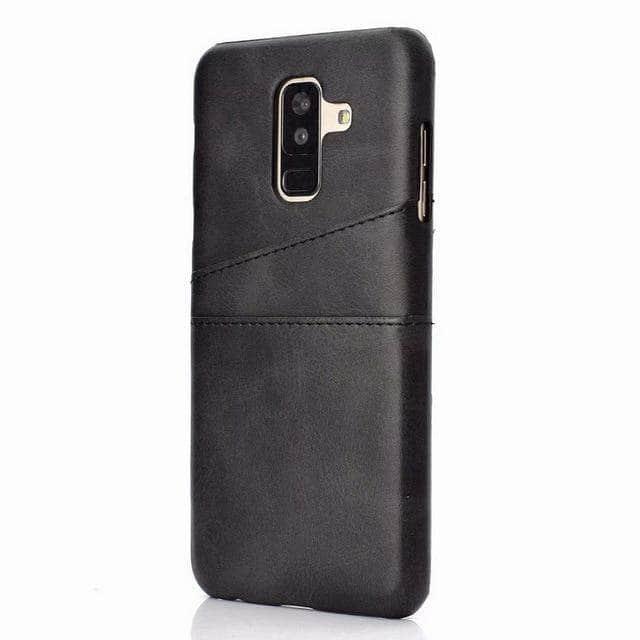 Samsung Galaxy S9 Plus Note 9 A6 A8 A7 A9 Fashion Card Slots Holder Back Cover PU Leather PC Cases - CaseBuddy