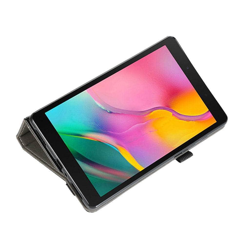 Samsung Galaxy Tab A 8.0 2019 T290 T295 S  Leather Look Flip Stand Cover Auto Sleep Wake - CaseBuddy