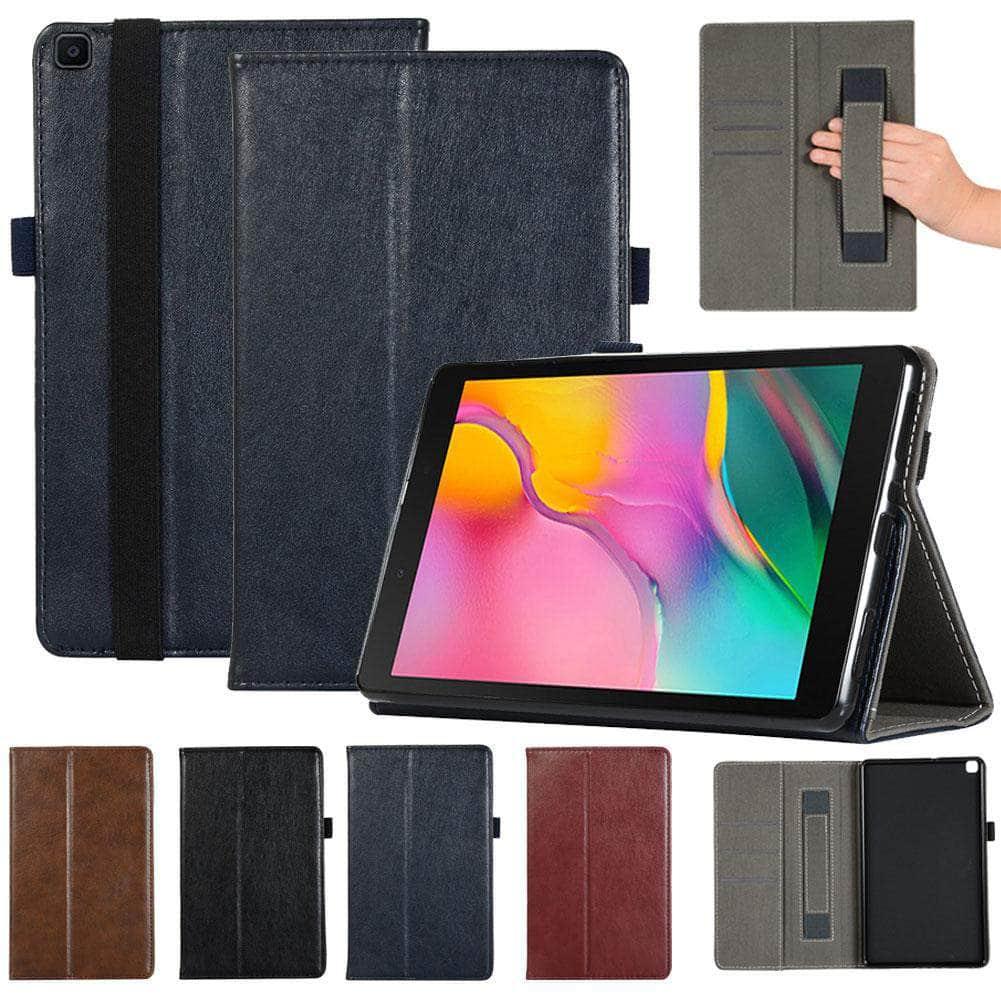 Samsung Galaxy Tab A 8.0 2019 T290 T295 S  Leather Look Flip Stand Cover Auto Sleep Wake - CaseBuddy