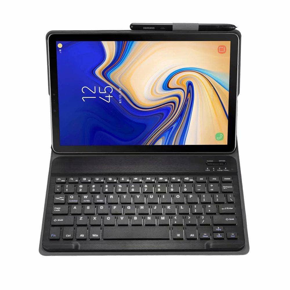 Samsung Galaxy Tab A A2 10.5 T590 T595 Ultra Thin Detachable Wireless Bluetooth Keyboard Case - CaseBuddy