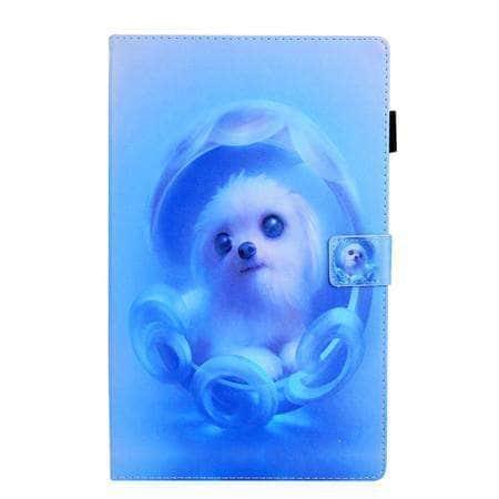 CaseBuddy Casebuddy 8 Samsung Tab A 8.0 2019 SM-T290 T295 T297 Cartoon Patterns PU Leather Stand Shell