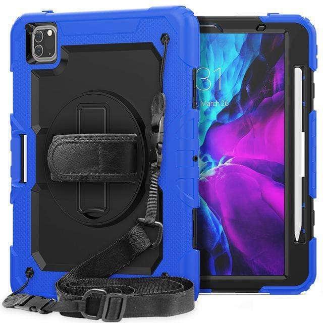 CaseBuddy Australia Casebuddy Dark Blue Shockproof Armor Heavy iPad Pro 11 2020 Protective Rugged Stand Case