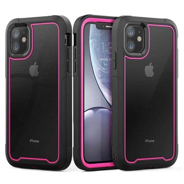 CaseBuddy Australia Casebuddy For iPhone 13 Mini / Pink Shockproof Armor iPhone 13 Mini Hybrid Cover