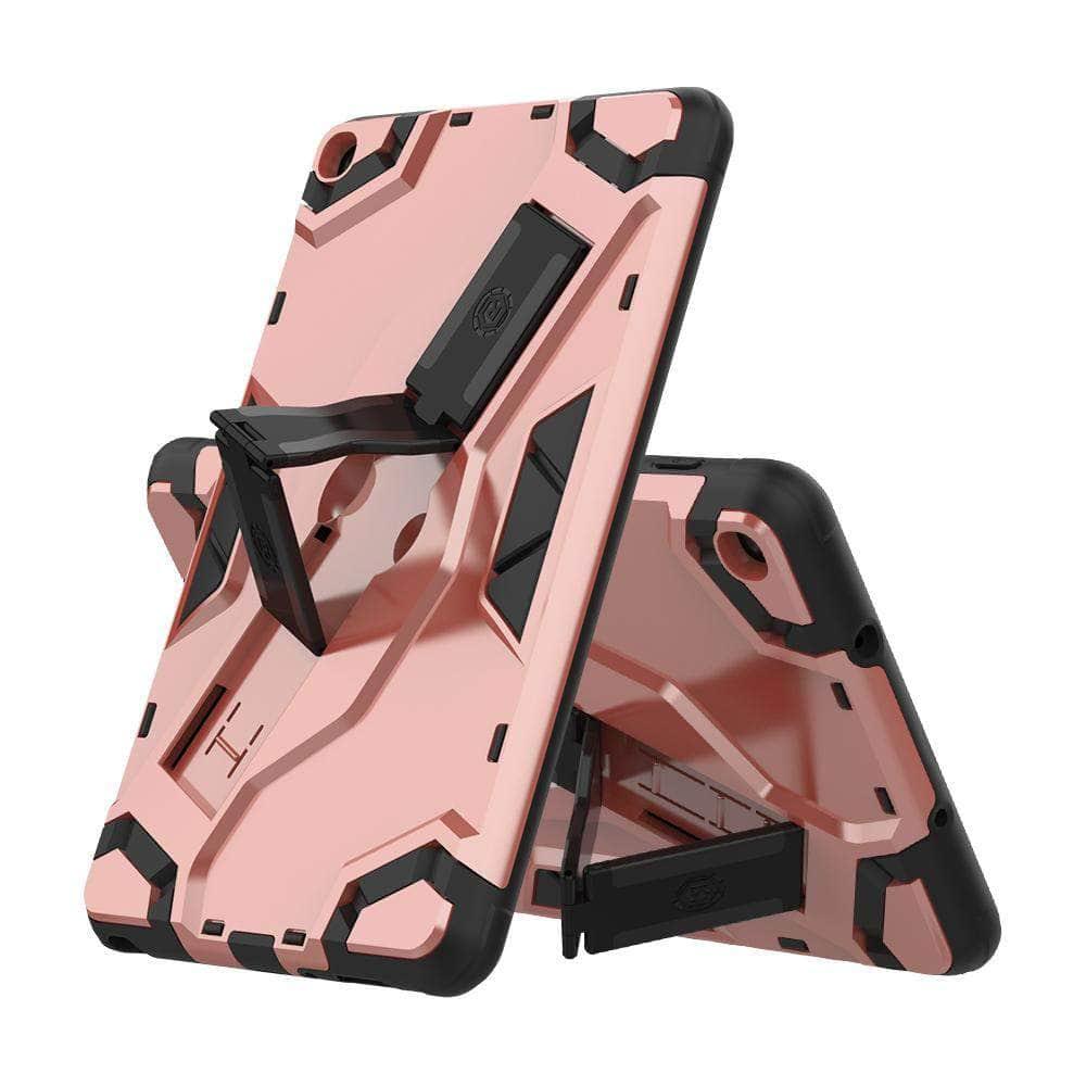 Shockproof Armor TPU+PC Portable Hand Strap Stand Cover Samsung Galaxy Tab A 8 2019 8.0 inch SM-P200 SM-P205 Case - CaseBuddy