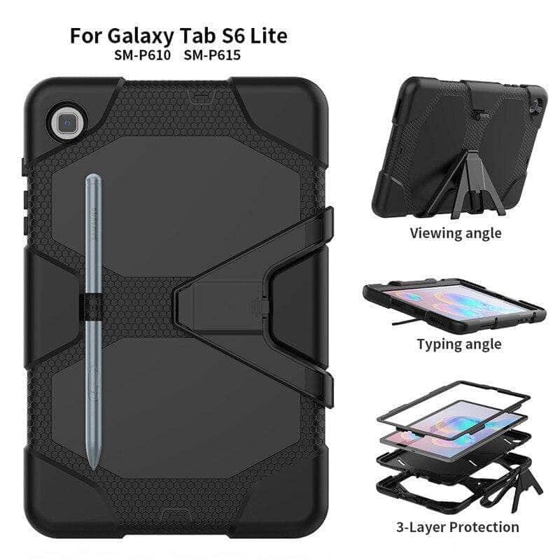 CaseBuddy Australia Casebuddy Shockproof Heavy Duty Stand Case Galaxy Tab S6 Lite 10.4 P610 P615