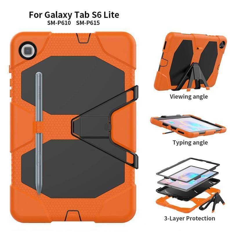 CaseBuddy Australia Casebuddy Shockproof Heavy Duty Stand Case Galaxy Tab S6 Lite 10.4 P610 P615