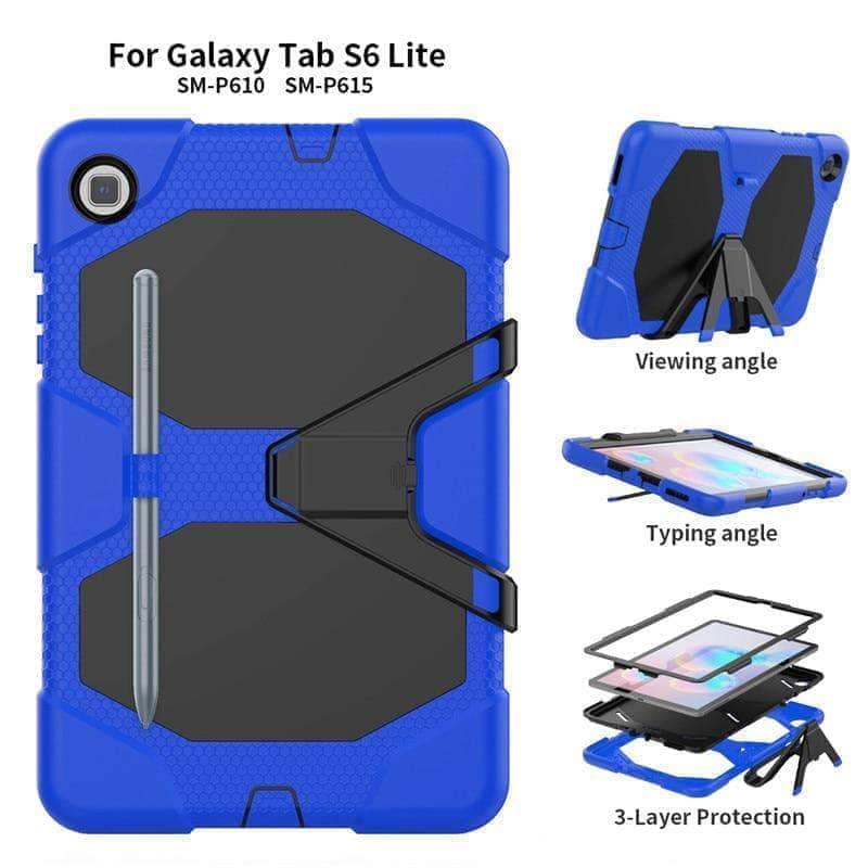 CaseBuddy Australia Casebuddy Shockproof Heavy Duty Stand Case Galaxy Tab S6 Lite 10.4 P610 P615