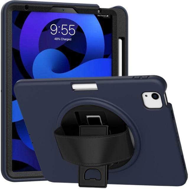 CaseBuddy Australia Casebuddy Blue / iPad Air 4 10.9 Silicone IPad Air 4 Rugged Duty Hand Holder Shell