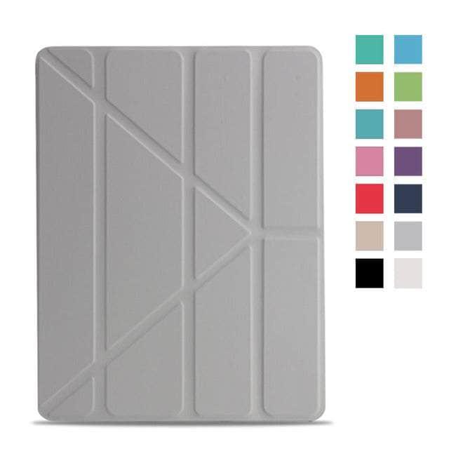 CaseBuddy Australia Casebuddy Gray / Air 5 2022 10.9 Silicone Soft iPad Air 5 Trifold Smart Cover