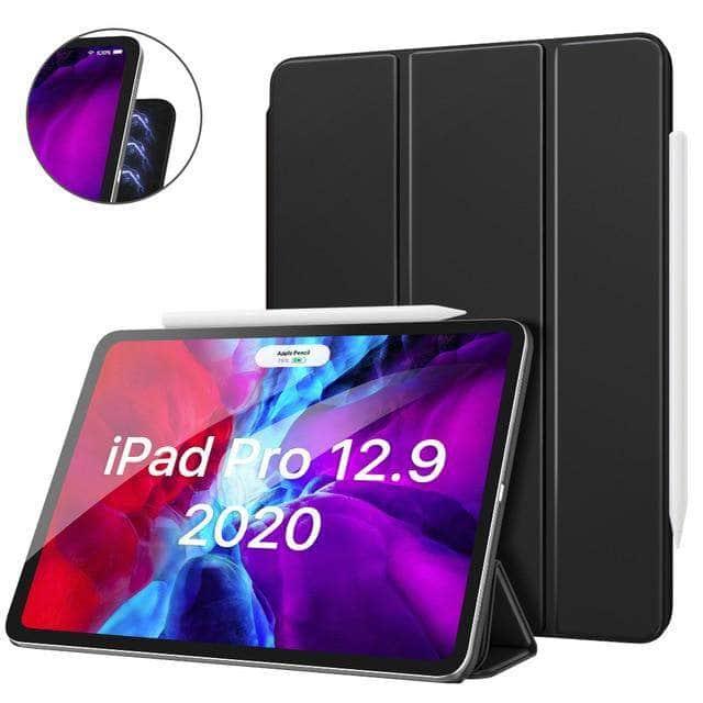 Smart Folio Case iPad Pro 12.9 2020 Magnetically Charge Slim Lightweight Smart Shell - CaseBuddy