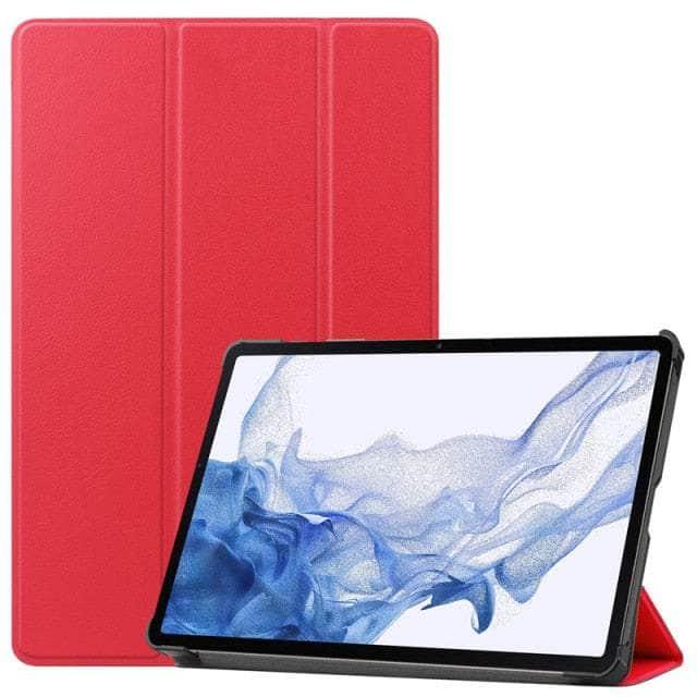 CaseBuddy Australia Casebuddy Red / Tab S8 Plus 12.4inch Smart Magnetic Galaxy Tab S8 Plus 12.4 X800 Cover