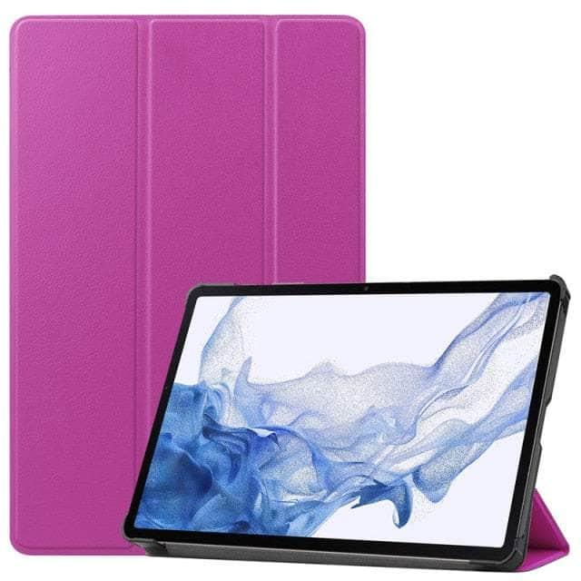 CaseBuddy Australia Casebuddy Purple / Tab S8 Plus 12.4inch Smart Magnetic Galaxy Tab S8 Plus 12.4 X800 Cover