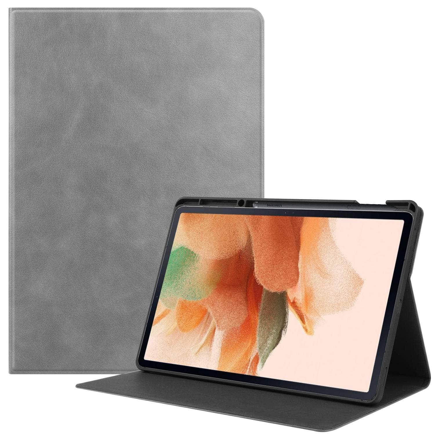 CaseBuddy Australia Casebuddy Smart Tab S8 Ultra X906 Protective Magnetic Adsorption Cowhide Leather Case