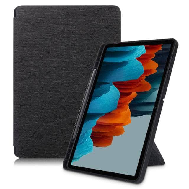 CaseBuddy Australia Casebuddy Black / Tab S8 Ultra Smart Tri-Fold Tab S8 Ultra X800 Magnetic Adsorption Transformer Stand