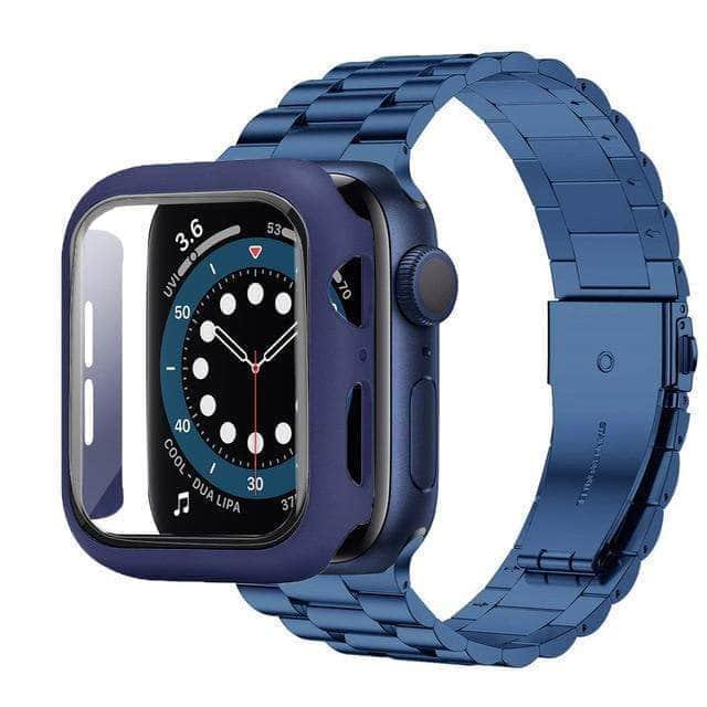 CaseBuddy Australia Casebuddy blue / SE 40mm Stainless Steel Sports Band Apple Watch 6 5 4 3 2 SE 44/42/40/38