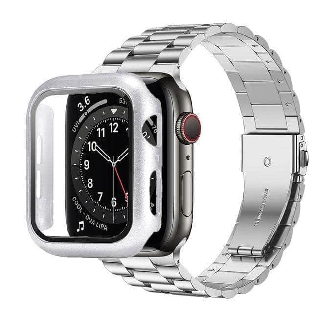 CaseBuddy Australia Casebuddy silver / series 6 44mm Stainless Steel Sports Band Apple Watch 6 5 4 3 2 SE 44/42/40/38