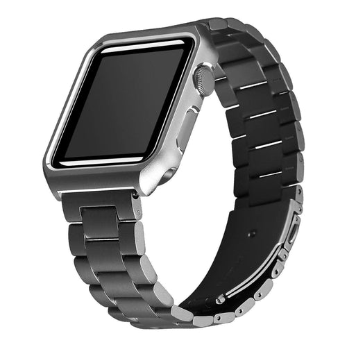 Stainless Steel Strap Apple Watch 6 5 4 3 2 SE 44/42/40/38 - CaseBuddy