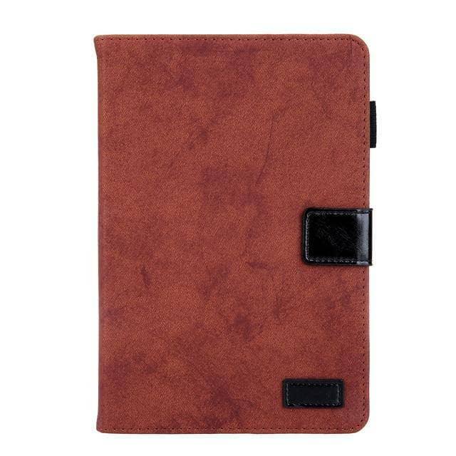 Stand Leather Look Tablet Case Galaxy Tab A 10.1" 2019 SM-T510 SM-T515 10.1 Card Slot - CaseBuddy