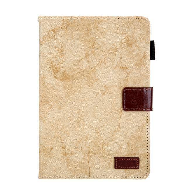 Stand Leather Look Tablet Case Galaxy Tab A 10.1" 2019 SM-T510 SM-T515 10.1 Card Slot - CaseBuddy