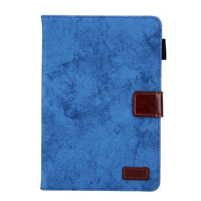 Stand Leather Look Tablet Case Galaxy Tab A 10.1" 2019 SM-T510 SM-T515 10.1 Card Slot - CaseBuddy