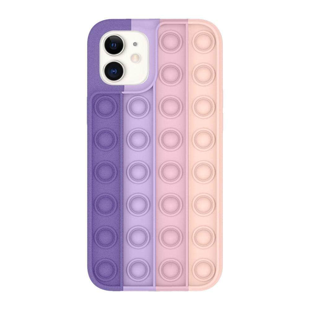 CaseBuddy Australia Casebuddy Stress Reliever Push It Bubble Antistress Sensor iPhone 12 Case