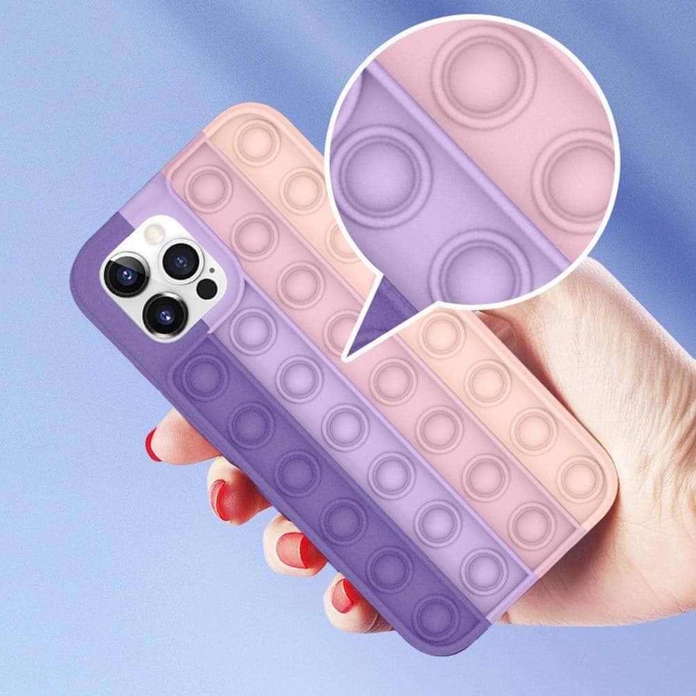 CaseBuddy Australia Casebuddy Stress Reliever Push It Bubble Antistress Sensor iPhone 12 Case