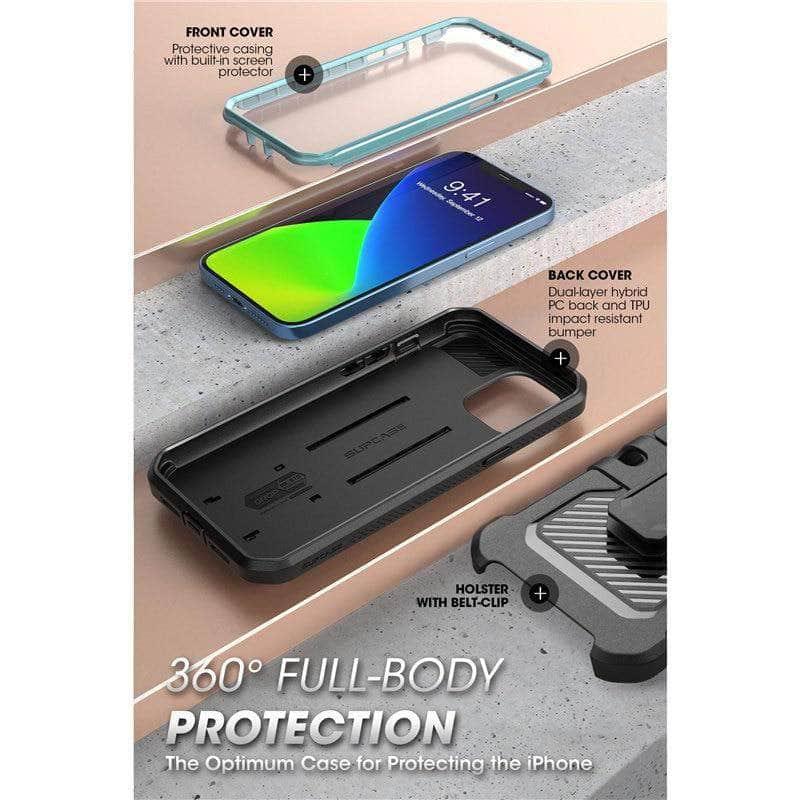 SUPCASE iPhone 12 Mini (2020) UB Pro Full-Body Rugged Holster Cover - CaseBuddy