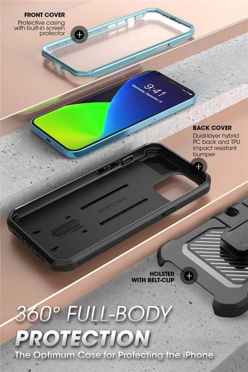 SUPCASE iPhone 12 Mini (2020) UB Pro Full-Body Rugged Holster Cover - CaseBuddy