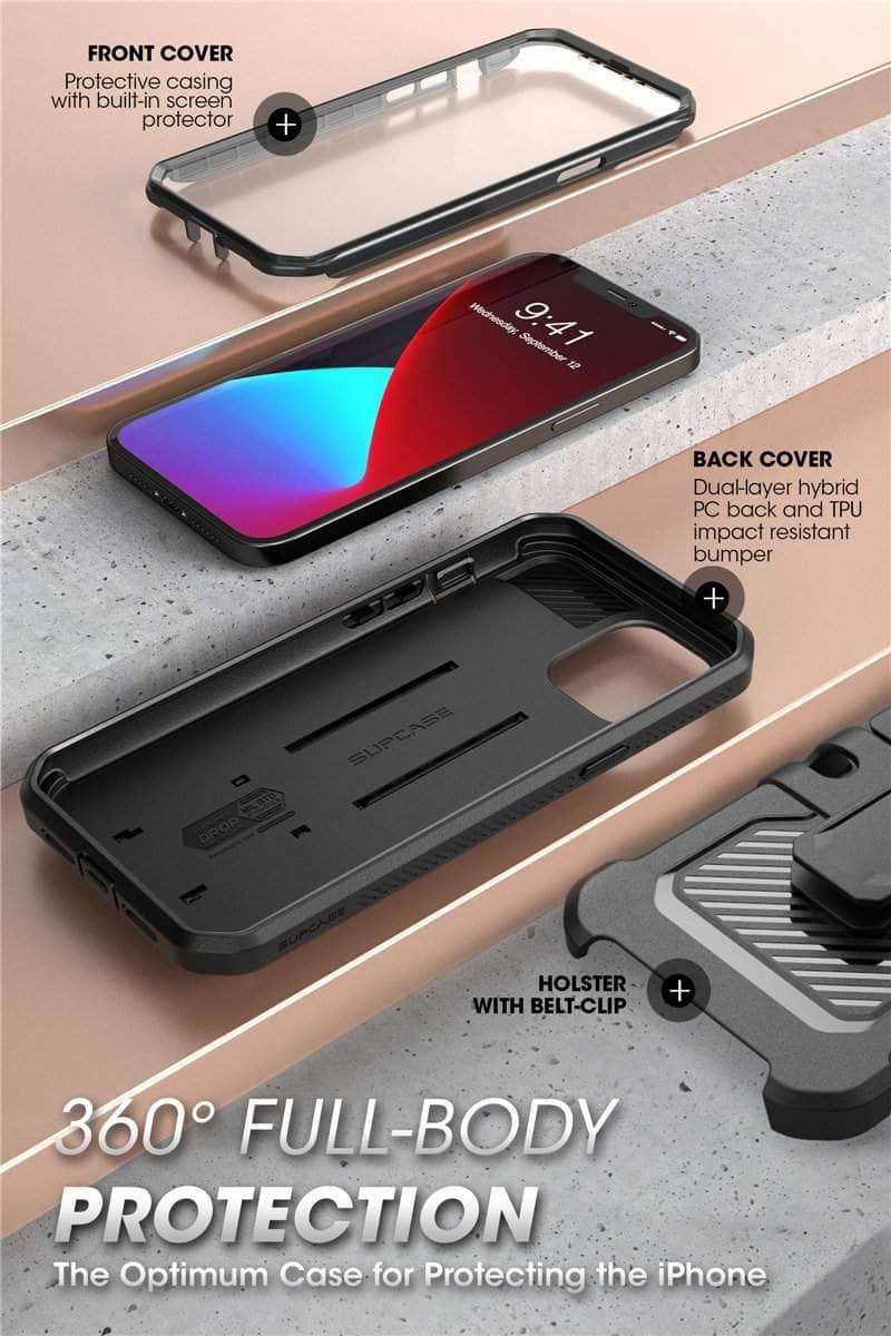 SUPCASE iPhone 12 Mini (2020) UB Pro Full-Body Rugged Holster Cover - CaseBuddy