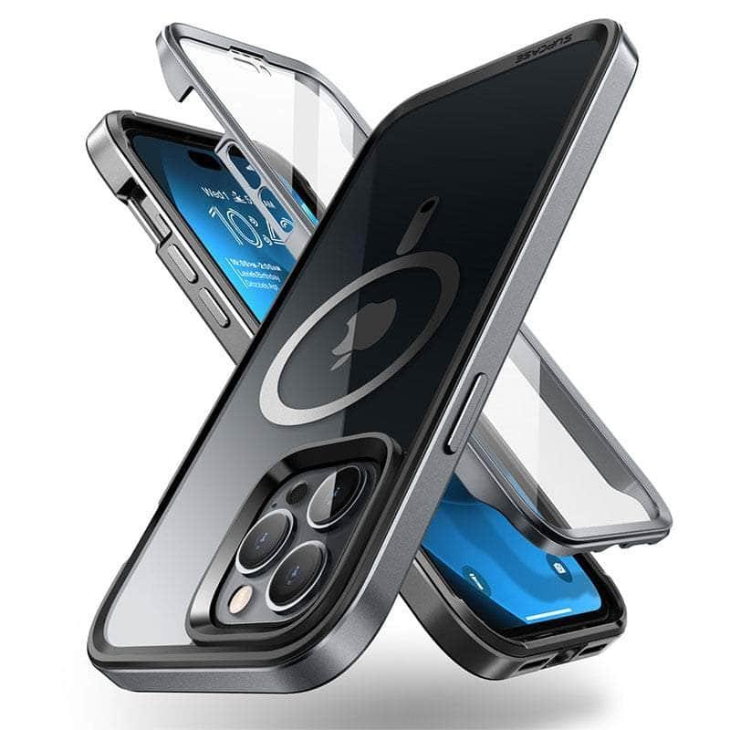 Casebuddy PC + TPU / Black SUPCASE iPhone 14 Pro Max UB Edge Mag Slim Frame Clear Case
