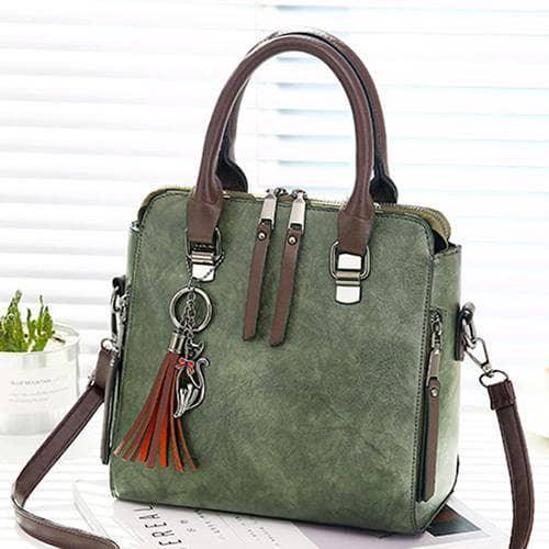 SWDF Leather Ladies Crossbody Shoulder Bag Boston - CaseBuddy