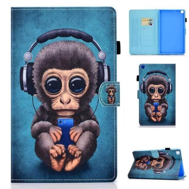 CaseBuddy Australia Casebuddy M054 / Tab A7 10.4 T500 Tab A7 10.4 2020 T500 T505 Cartoon Silicon PU Leather Shell