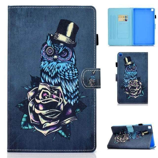 CaseBuddy Australia Casebuddy M055 / Tab A7 10.4 T500 Tab A7 10.4 2020 T500 T505 Cartoon Silicon PU Leather Shell