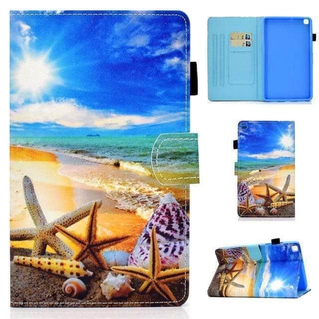 CaseBuddy Australia Casebuddy M059 / Tab A7 10.4 T500 Tab A7 10.4 2020 T500 T505 Cartoon Silicon PU Leather Shell