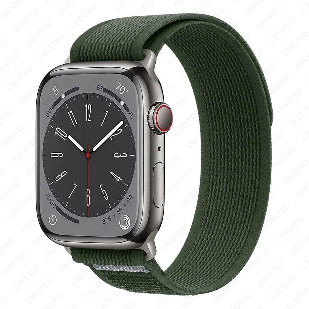 Casebuddy deep green / 38mm 40mm 41mm Trail Loop Apple Watch Band